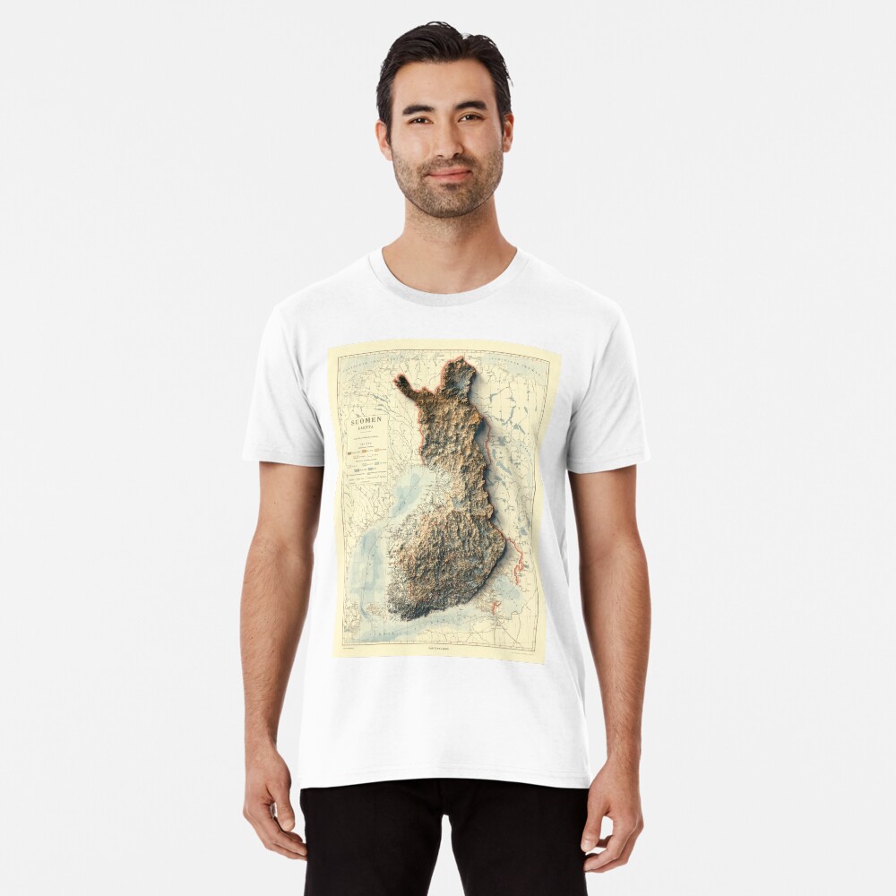 Item preview, Premium T-Shirt designed and sold by ThinkAboutMaps.