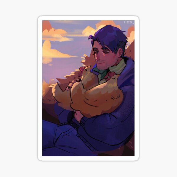 Aperçu de l'œuvre Stardew Valley : fanart de Shane créée et vendue par Nittze.