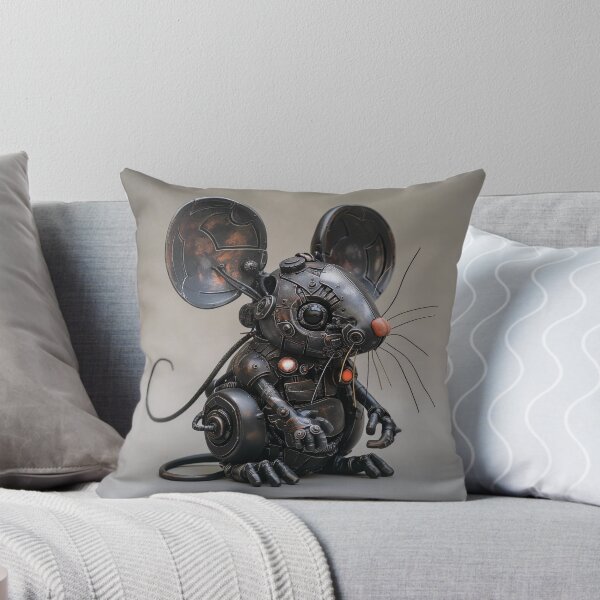 Item preview, steampunk-style robot mouse designed and sold by Love-Light-Bite.