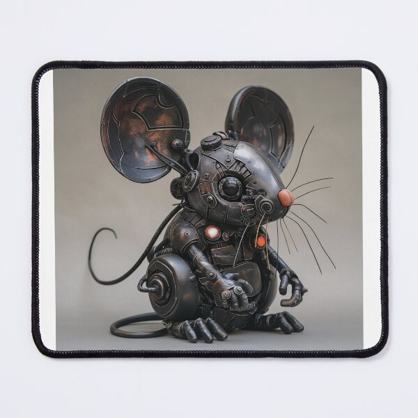 Item preview, steampunk-style robot mouse designed and sold by Love-Light-Bite.