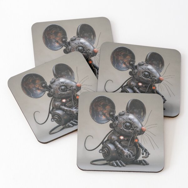 Item preview, steampunk-style robot mouse designed and sold by Love-Light-Bite.
