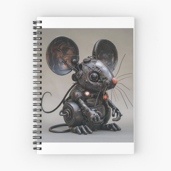 Item preview, steampunk-style robot mouse designed and sold by Love-Light-Bite.