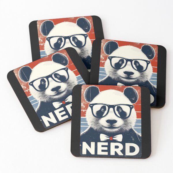 Item preview, Panda Nerd Funny Retro designed and sold by TomFrontierArt.