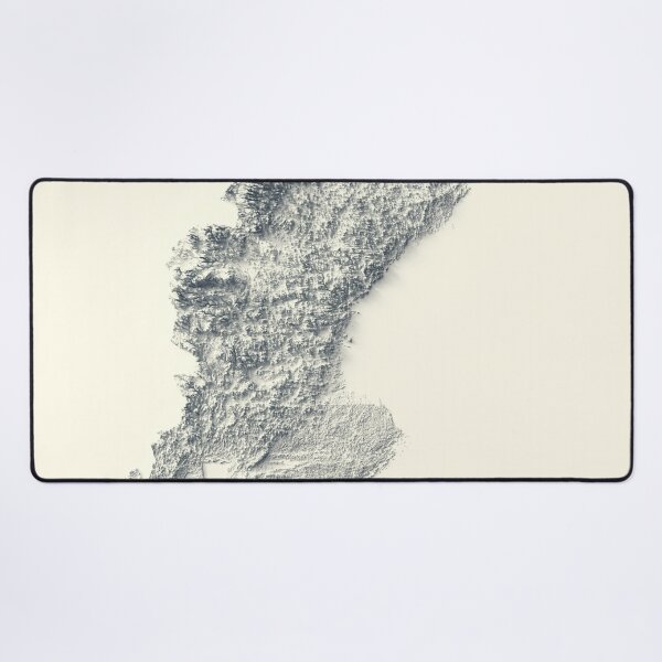 Item preview, Sweden Shaded Relief 3D Map digitally-rendered designed and sold by ThinkAboutMaps.