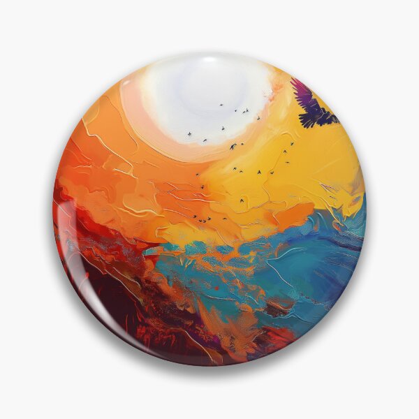 Item preview,  abstract landscape painting designed and sold by Love-Light-Bite.
