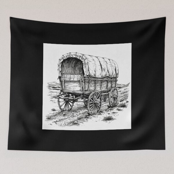 Item preview, Prairie schooner designed and sold by Delicate-AI.
