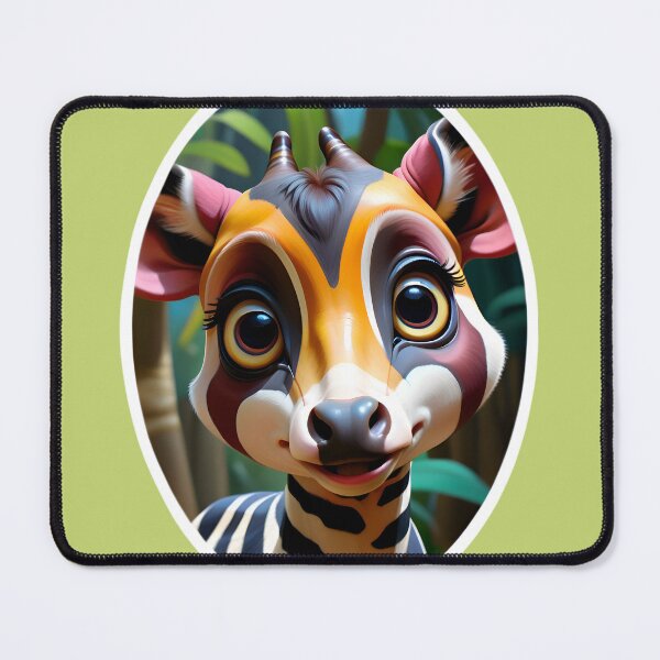 Item preview, Cute African Okapi In The Jungle designed and sold by TheArtOfPat.