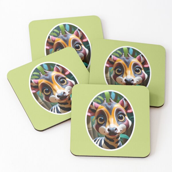 Item preview, Cute African Okapi In The Jungle designed and sold by TheArtOfPat.