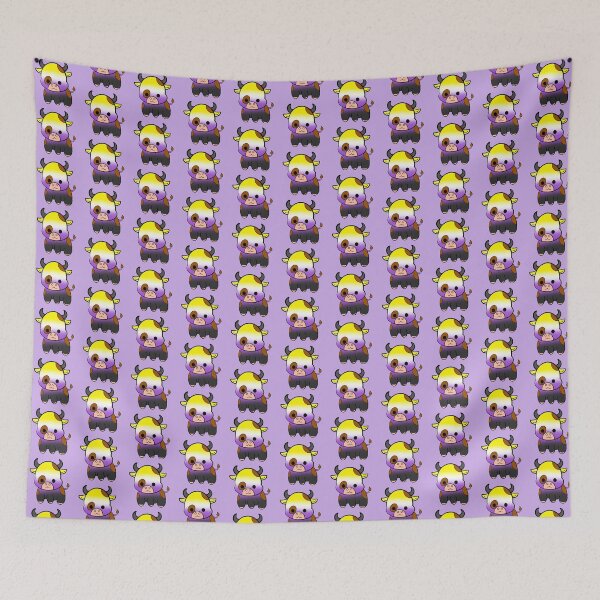 Item preview, Non-binary Flag Cow designed and sold by MeowMica.