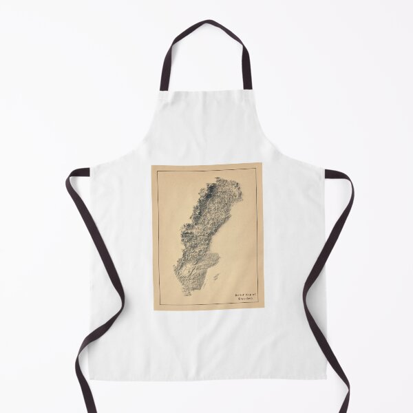 Item preview, Sweden Shaded Relief 3D Map digitally-rendered designed and sold by ThinkAboutMaps.