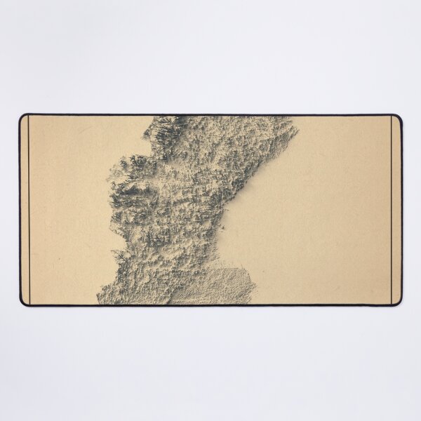 Item preview, Sweden Shaded Relief 3D Map digitally-rendered designed and sold by ThinkAboutMaps.