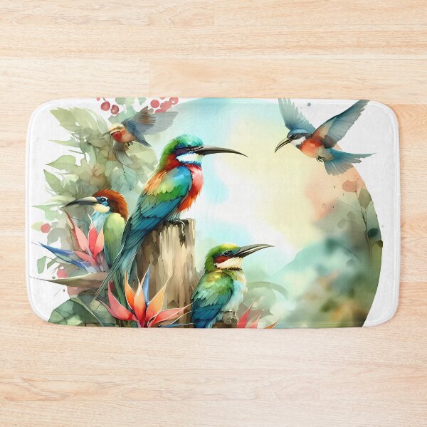 Item preview, Tropical birds in nature designed and sold by RubisLeaf.