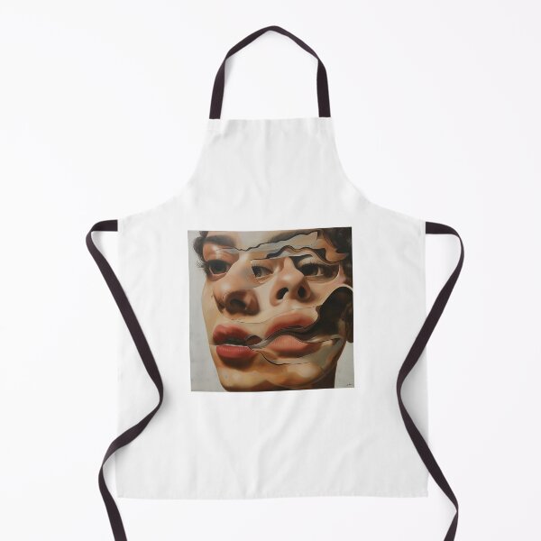 Item preview, abstract, surrealistic portrait of a face designed and sold by Love-Light-Bite.