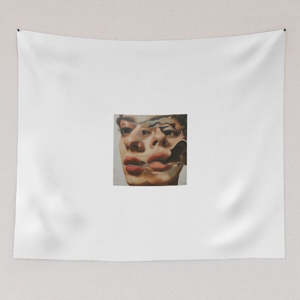 Item preview, abstract, surrealistic portrait of a face designed and sold by Love-Light-Bite.