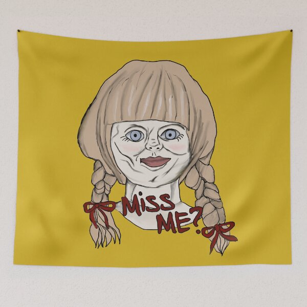 Item preview, Annabelle Miss Me Illustration designed and sold by LavinyArt.
