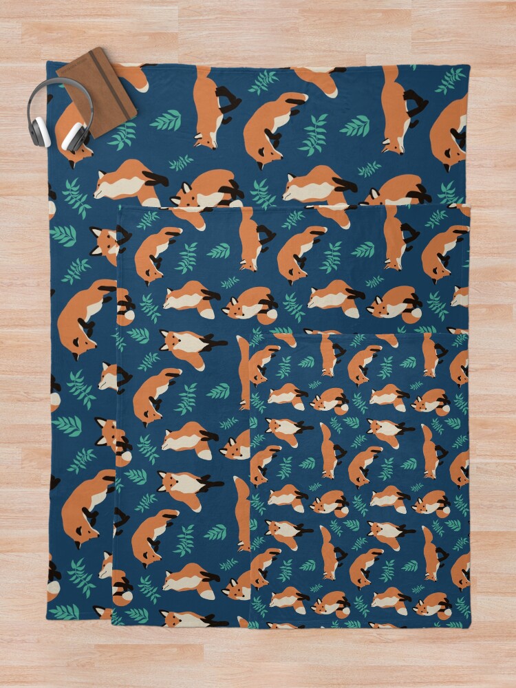 Alternate view of Fox style Throw Blanket