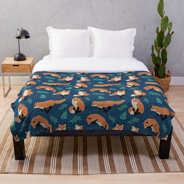 Fox style Throw Blanket