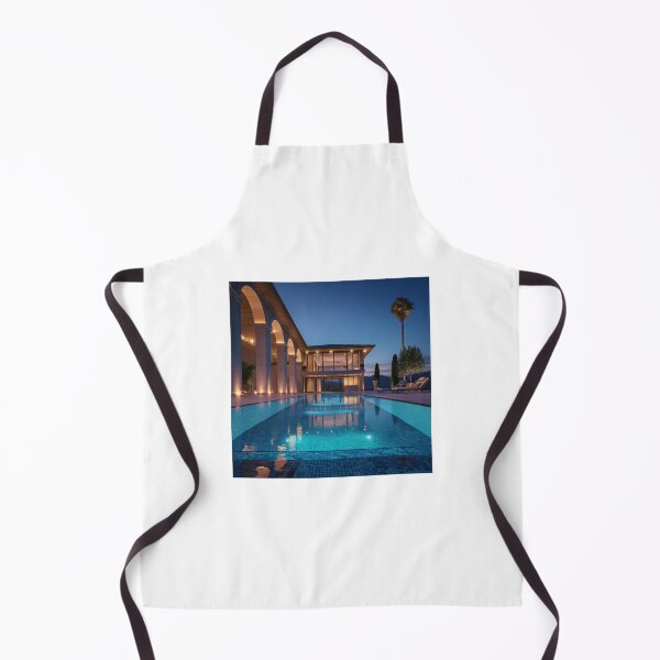 Item preview,  luxurious villa at dusk designed and sold by Love-Light-Bite.
