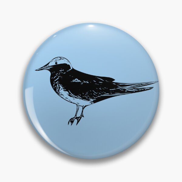 Item preview, Whiskered Marsh Tern Black Design  designed and sold by designsasstultd.