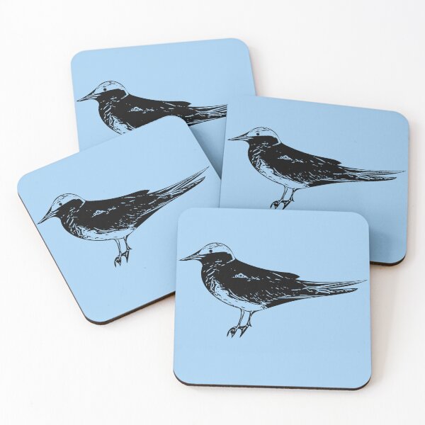 Item preview, Whiskered Marsh Tern Black Design  designed and sold by designsasstultd.