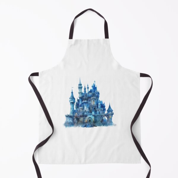 Item preview, ajestic, fantasy castle rendered in a cool blue designed and sold by Love-Light-Bite.