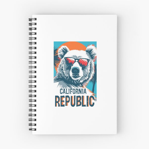 Item preview, California state flag Bear with sunglasses designed and sold by Atitaya05k.