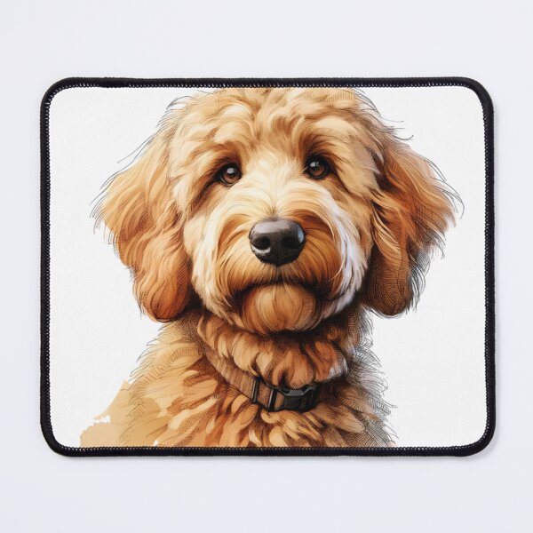 Item preview, Caramel Australian Labradoodle Dog designed and sold by TheAnimalZ00.