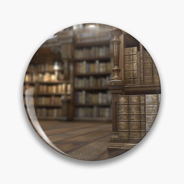 Item preview, antique library interior designed and sold by Love-Light-Bite.