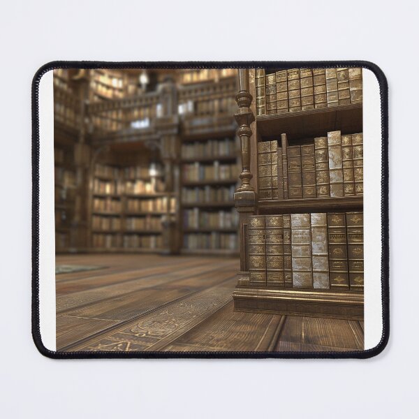 Item preview, antique library interior designed and sold by Love-Light-Bite.