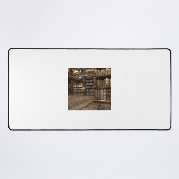 Item preview, antique library interior designed and sold by Love-Light-Bite.