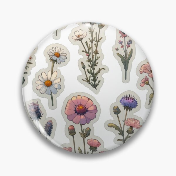 Item preview, Wildflower Charm: A Delicate Floral Sticker to Adorn Your World designed and sold by 0penvimark.