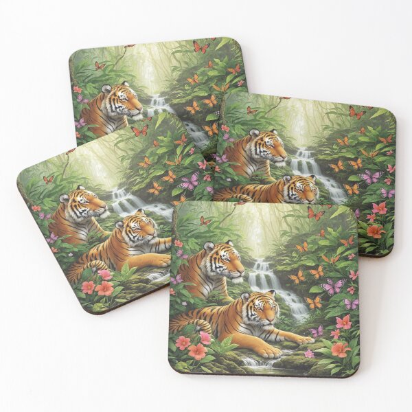 Item preview, Majestic Tigers: Serenity In The Tropical Jungle designed and sold by EnchantedVista.