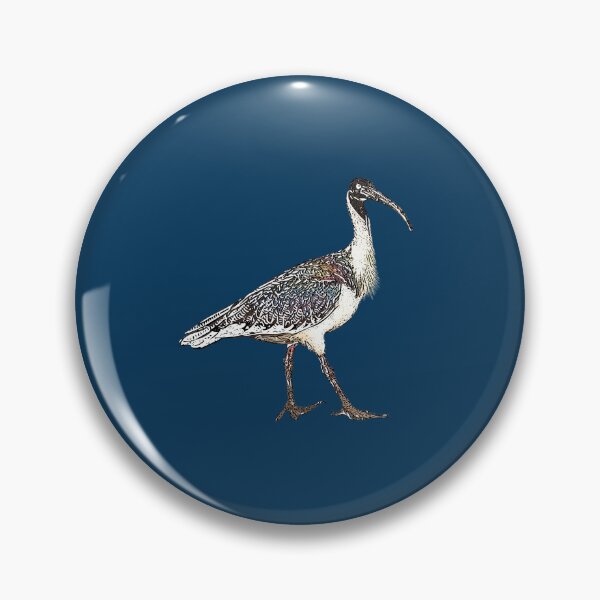 Item preview, Straw-necked Ibis White Alternate Design  designed and sold by designsasstultd.