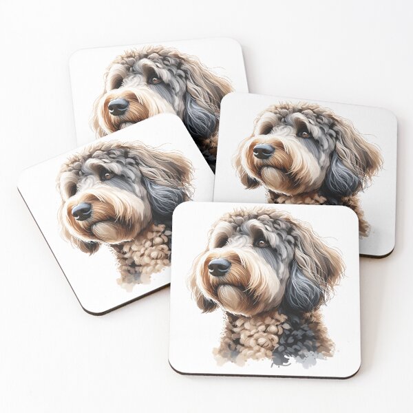 Item preview, Parti Australian Labradoodle Dog designed and sold by TheAnimalZ00.