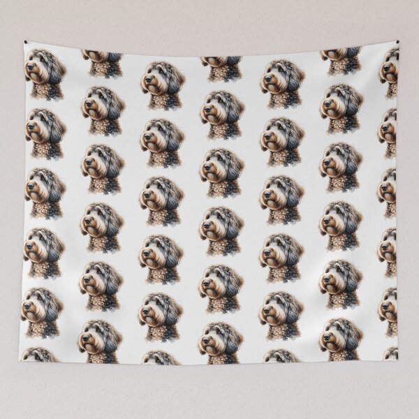 Item preview, Parti Australian Labradoodle Dog designed and sold by TheAnimalZ00.