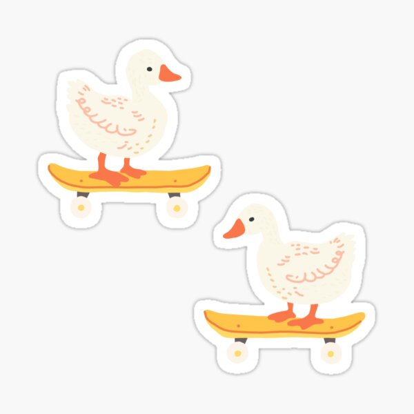 Artikel-Vorschau von Zertifizierte Silly Skateboarding Goose, designt und verkauft von drawposhy.