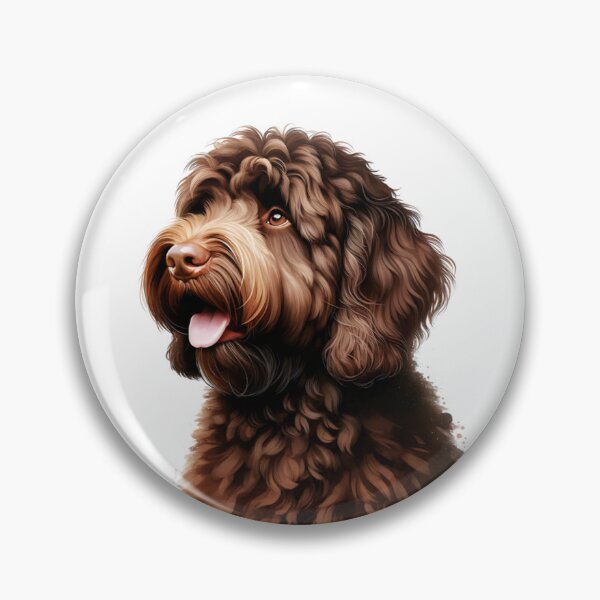 Item preview, Chocolate Australian Labradoodle  designed and sold by TheAnimalZ00.