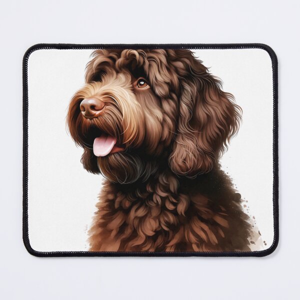 Item preview, Chocolate Australian Labradoodle  designed and sold by TheAnimalZ00.
