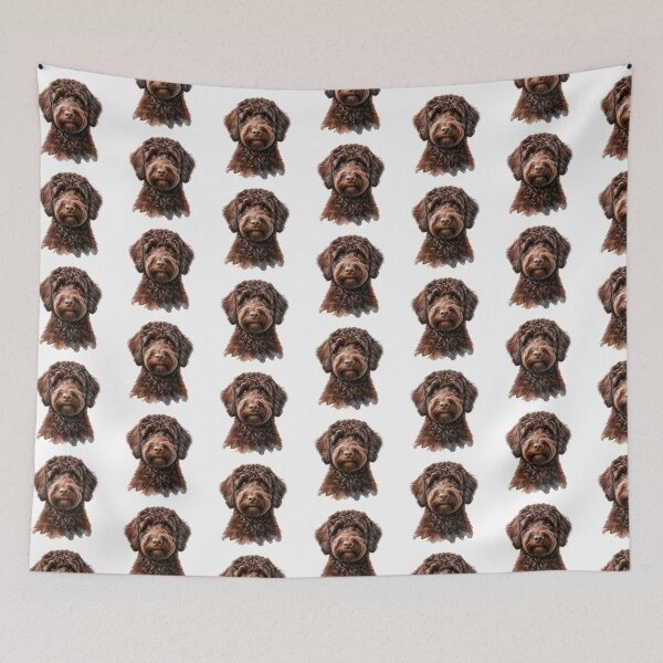 Item preview, Cute Chocolate Australian Labradoodle Dog designed and sold by TheAnimalZ00.