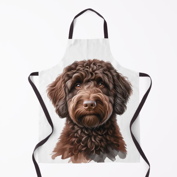 Item preview, Cute Chocolate Australian Labradoodle Dog designed and sold by TheAnimalZ00.