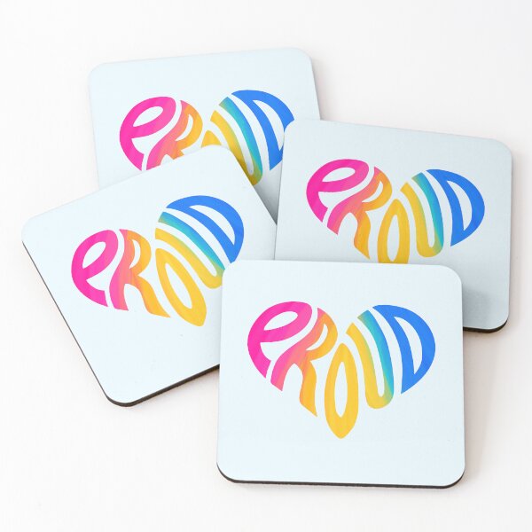 Item preview, Proud LGBTQ+ Watercolor Heart Pansexual Flag designed and sold by Olivia Ossege.