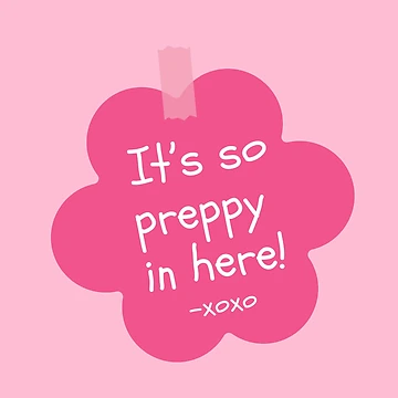 Artwork thumbnail, Preppy Sticky Note by Inspired Life Creative