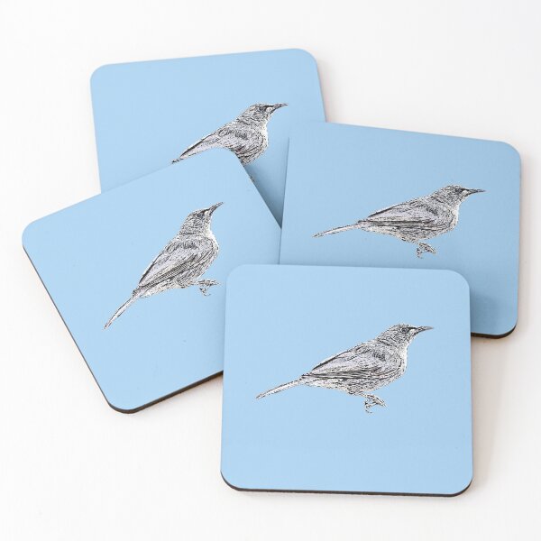Item preview, White-gaped Honeyeater Black Alternate Design  designed and sold by designsasstultd.