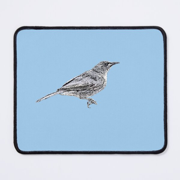 Item preview, White-gaped Honeyeater Black Alternate Design designed and sold by designsasstultd.