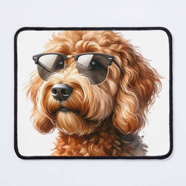 Item preview, Australian Labradoodle Dog Wearing Sunglasses designed and sold by TheAnimalZ00.