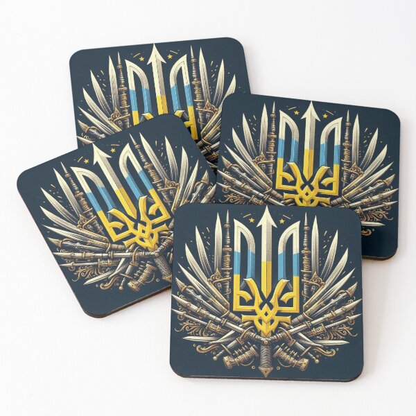 Item preview, ukranian sigil with swords designed and sold by bigchungor.