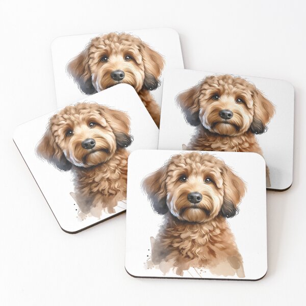 Item preview, Watercolor Australian Labradoodle  designed and sold by TheAnimalZ00.