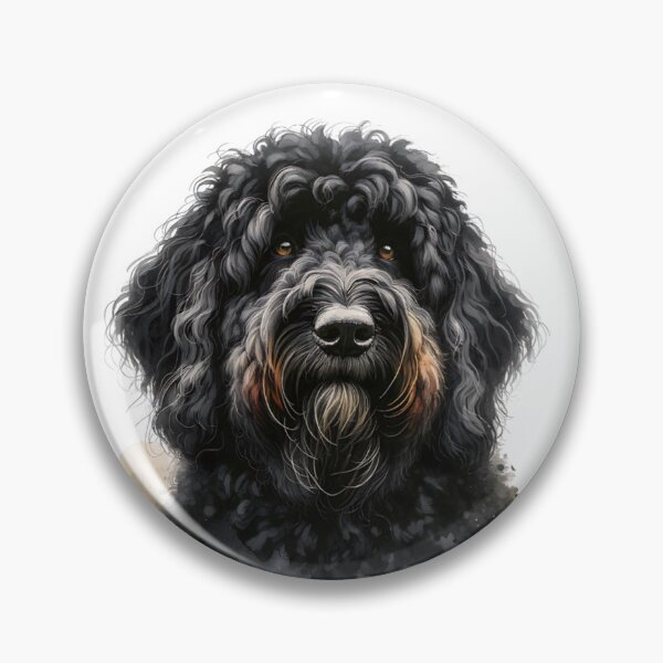 Item preview, Black  Australian Labradoodle Dog designed and sold by TheAnimalZ00.