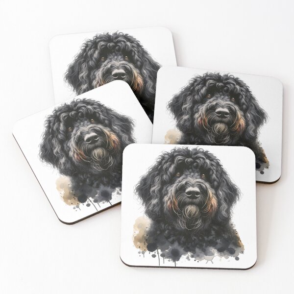 Item preview, Black  Australian Labradoodle Dog designed and sold by TheAnimalZ00.
