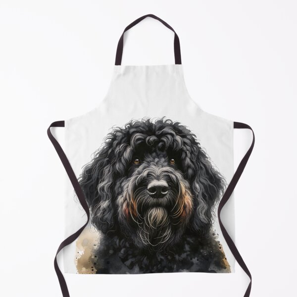 Item preview, Black Australian Labradoodle Dog designed and sold by TheAnimalZ00.